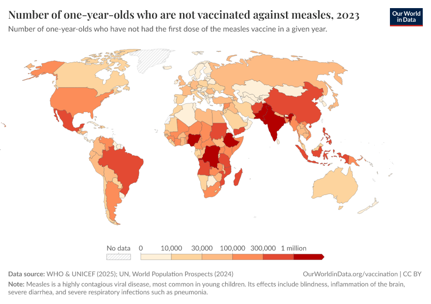 A thumbnail of the "Number of one-year-olds who are not vaccinated against measles" chart