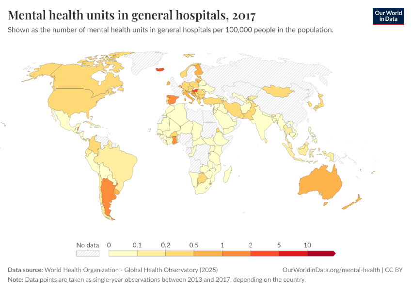 A thumbnail of the "Mental health units in general hospitals" chart