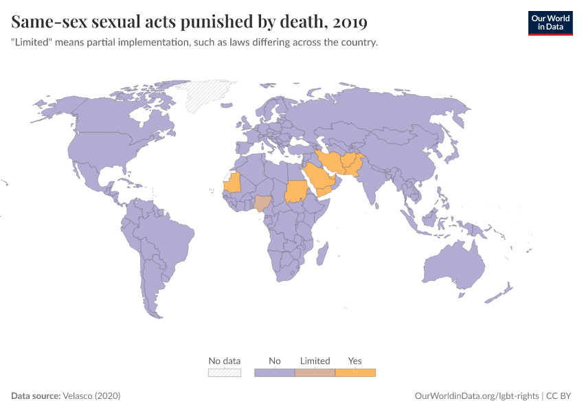 A thumbnail of the "Same-sex sexual acts punished by death" chart